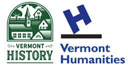 Logos of the Vermont Historical Society and Vermont Humanities